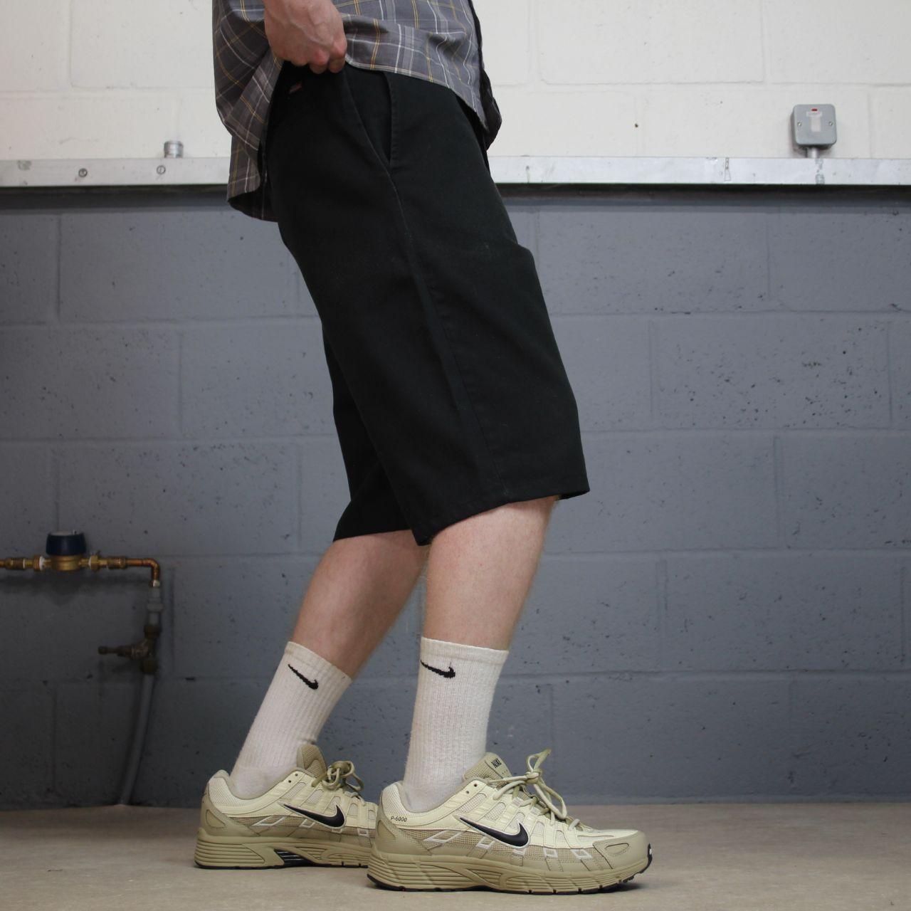 Dickies carpenter shorts chino black Twill chino skater style shorts loose long leg