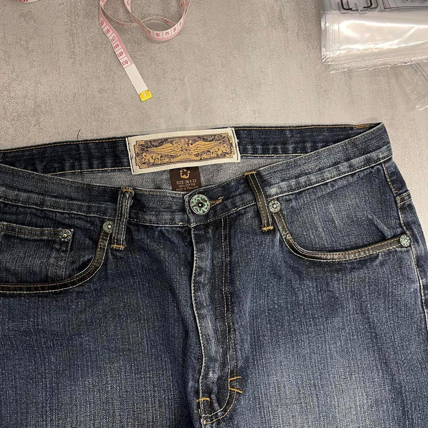 Blue NBN Gear jeans W38L32