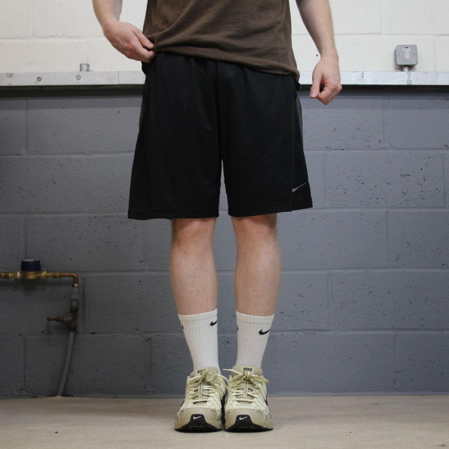 Nike sports shorts y2k loose black Casual style comfy loose floaty summer gym shorts