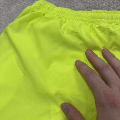 Nike sports shorts y2k loose yellow green Casual style comfy loose floaty summer gym shorts