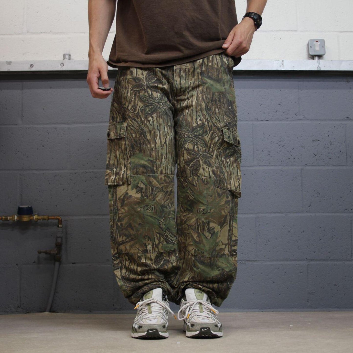Walls Realtree camo cargo pants loose khaki Loose leg camouflage utility hunting pants