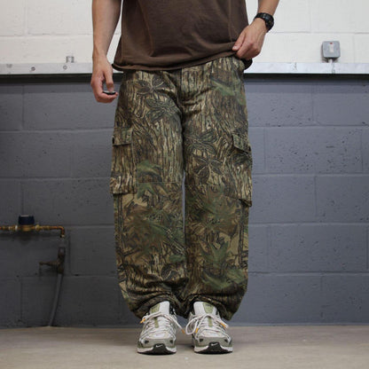 Walls Realtree camo cargo pants loose khaki Loose leg camouflage utility hunting pants