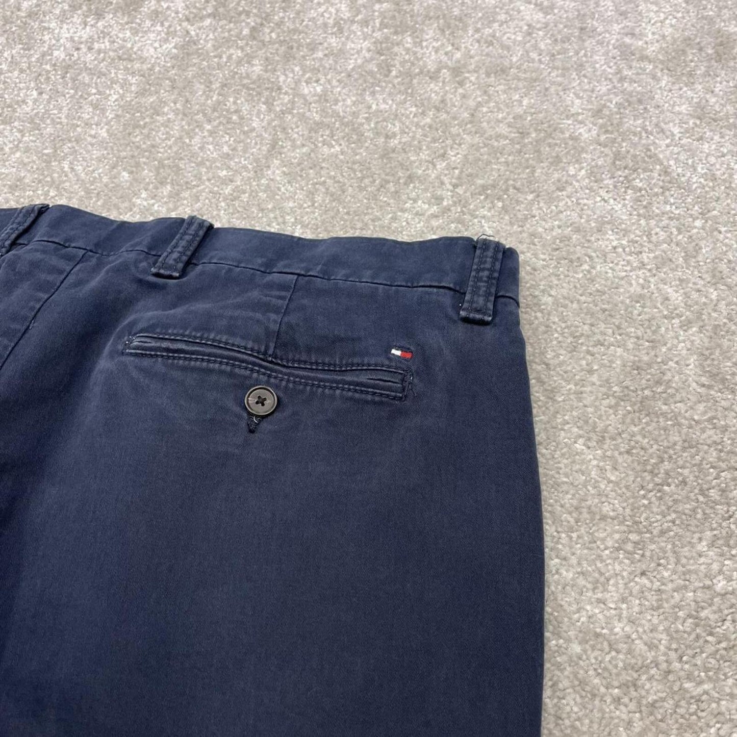 Y2K Tommy Hilfiger chino pants navy 34x30 Loose casual summer trousers