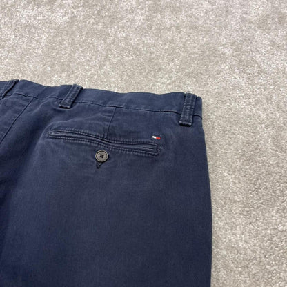 Y2K Tommy Hilfiger chino pants navy 34x30 Loose casual summer trousers