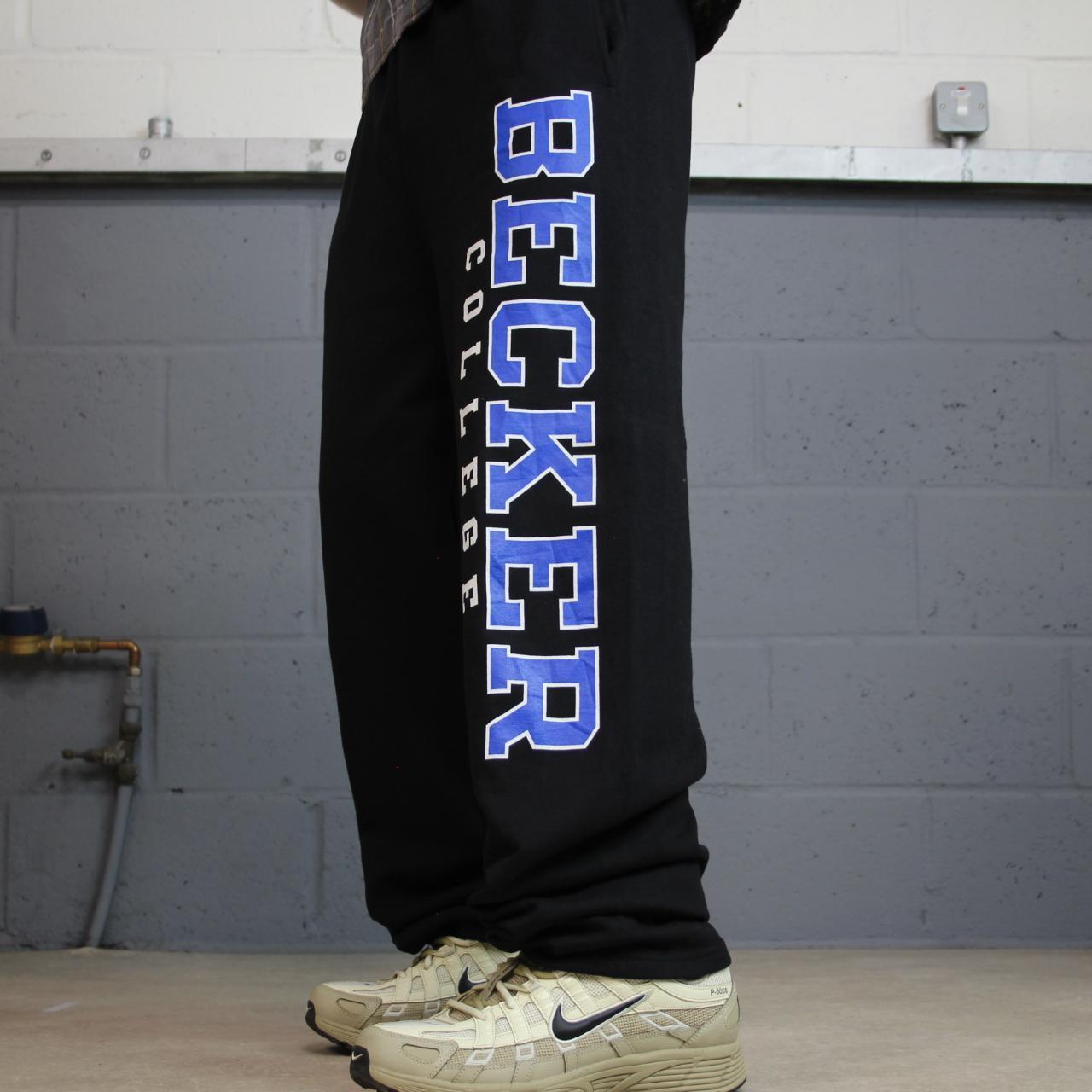 Y2K Champion sweatpants black joggers loose leg Loose casual 2000s style jogging bottoms