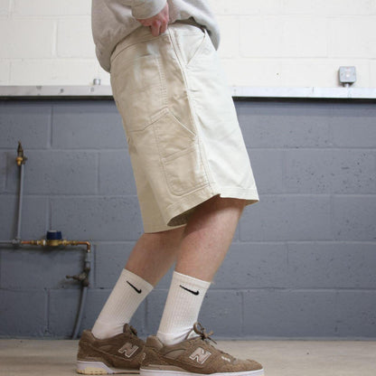 Y2K carpenter shorts W36 loose skater white Cherokee Cargo summer festival shorts
