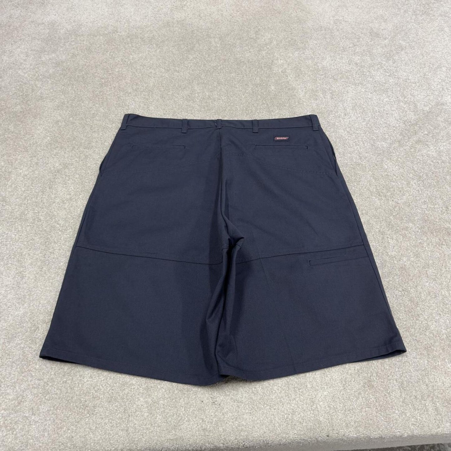 Dickies wide baggy shorts carpenter navy Twill chino skater style shorts wide loose leg