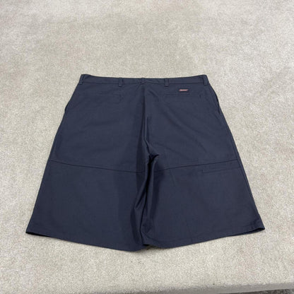 Dickies wide baggy shorts carpenter navy Twill chino skater style shorts wide loose leg