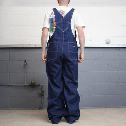 Dickies dungarees W38L33 USA blue mens denim overalls