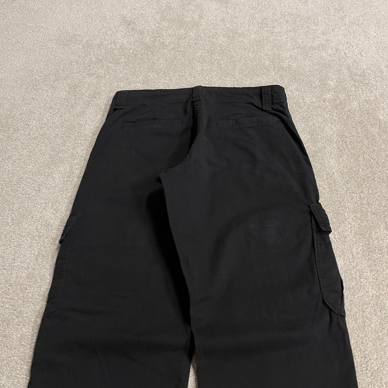 Wrangler cargo pants relaxed fit y2k black Comfy chino style skate work trousers