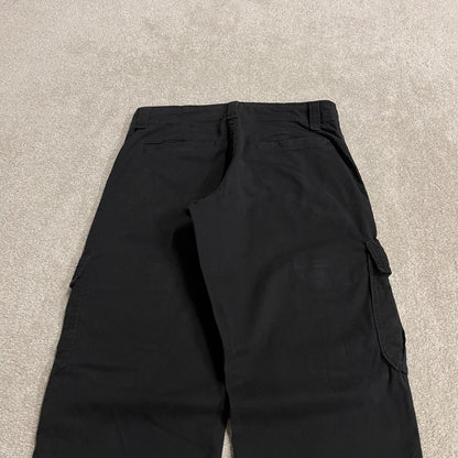 Wrangler cargo pants relaxed fit y2k black Comfy chino style skate work trousers