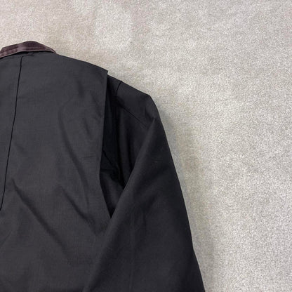 Black Carhartt jacket XL arctic quilt lined chore coat cord collar