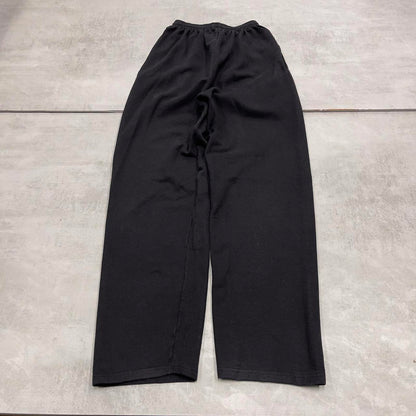 Y2k black Champion joggers S Loose sweatpants embroidered logo