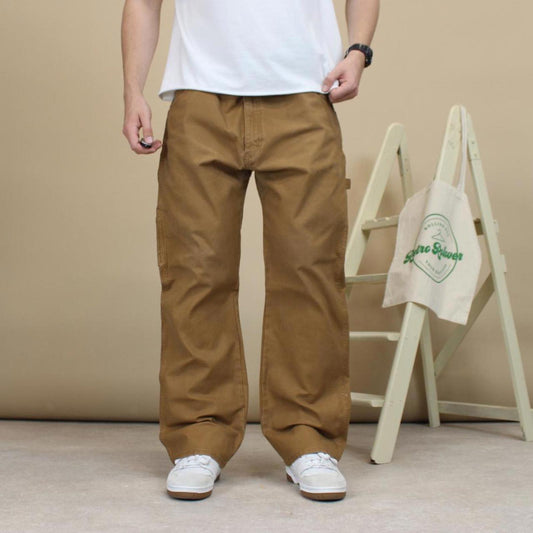 Tan Dickies carpenter jeans W38 L30 loose skater cargo pants