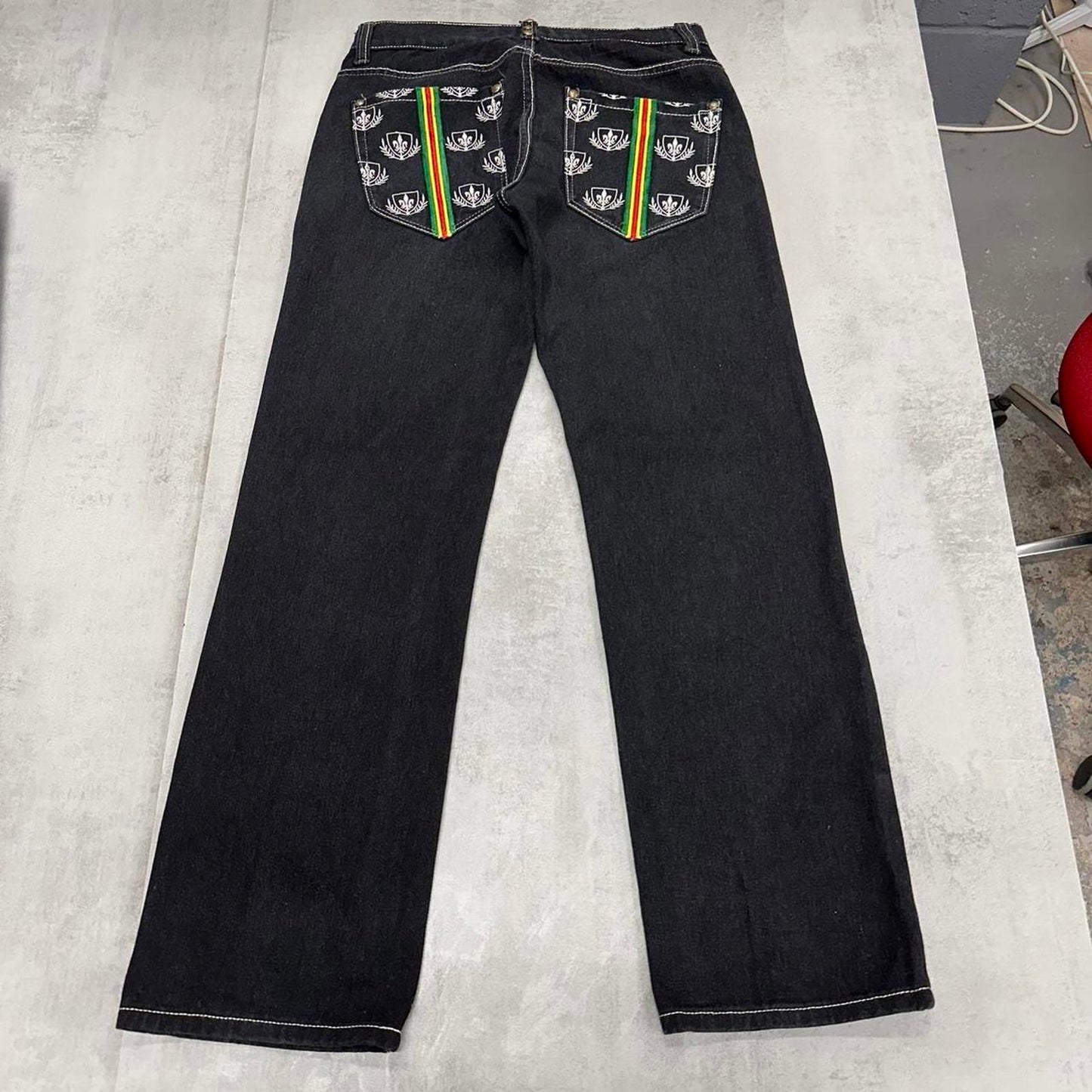 Dark navy Ruthless Art jeans W31L31