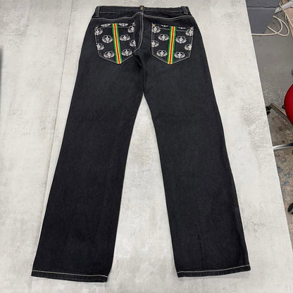 Dark navy Ruthless Art jeans W31L31