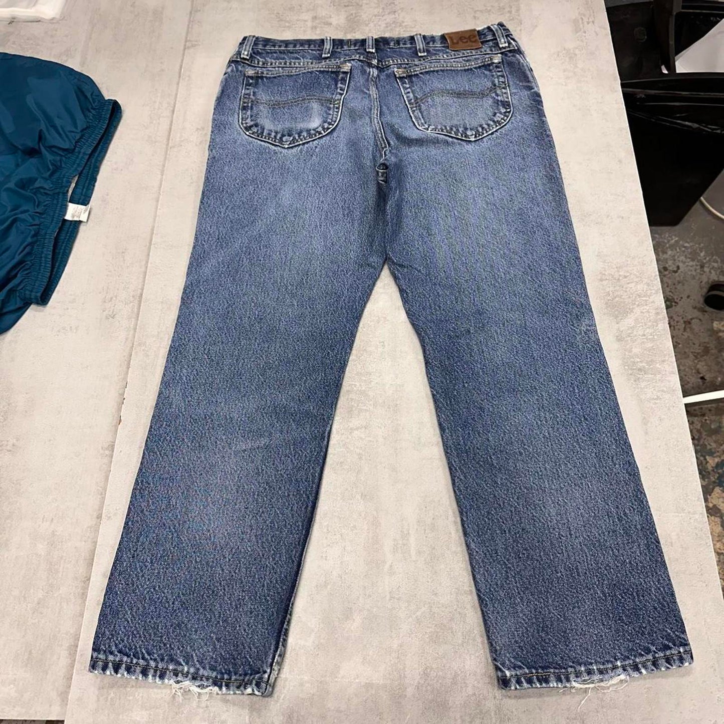 Blue Lee Jeans W36L29 denim 90s style skater pants