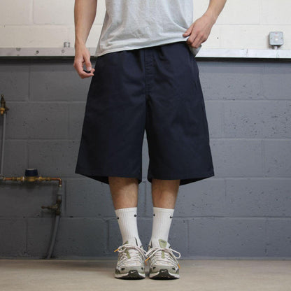 Dickies wide baggy shorts carpenter navy Twill chino skater style shorts wide loose leg
