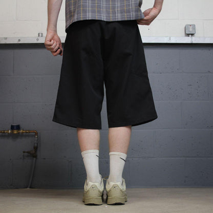 Dickies baggy carpenter shorts black Twill chino skater style shorts wide long leg