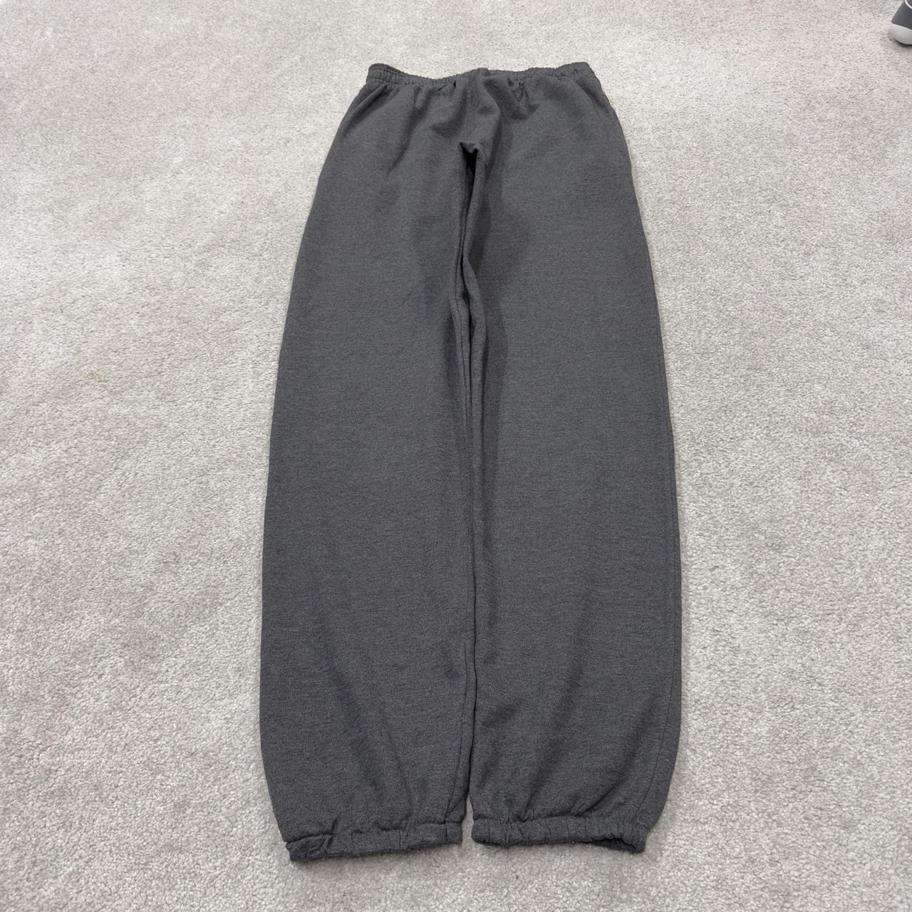 Champion grey joggers loose leg cuffed y2k Loose casual 2000s style jogging bottoms