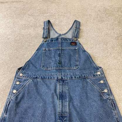 Vintage Levi's dungarees Large blue denim baggy 90s skater style bib & brace overalls
