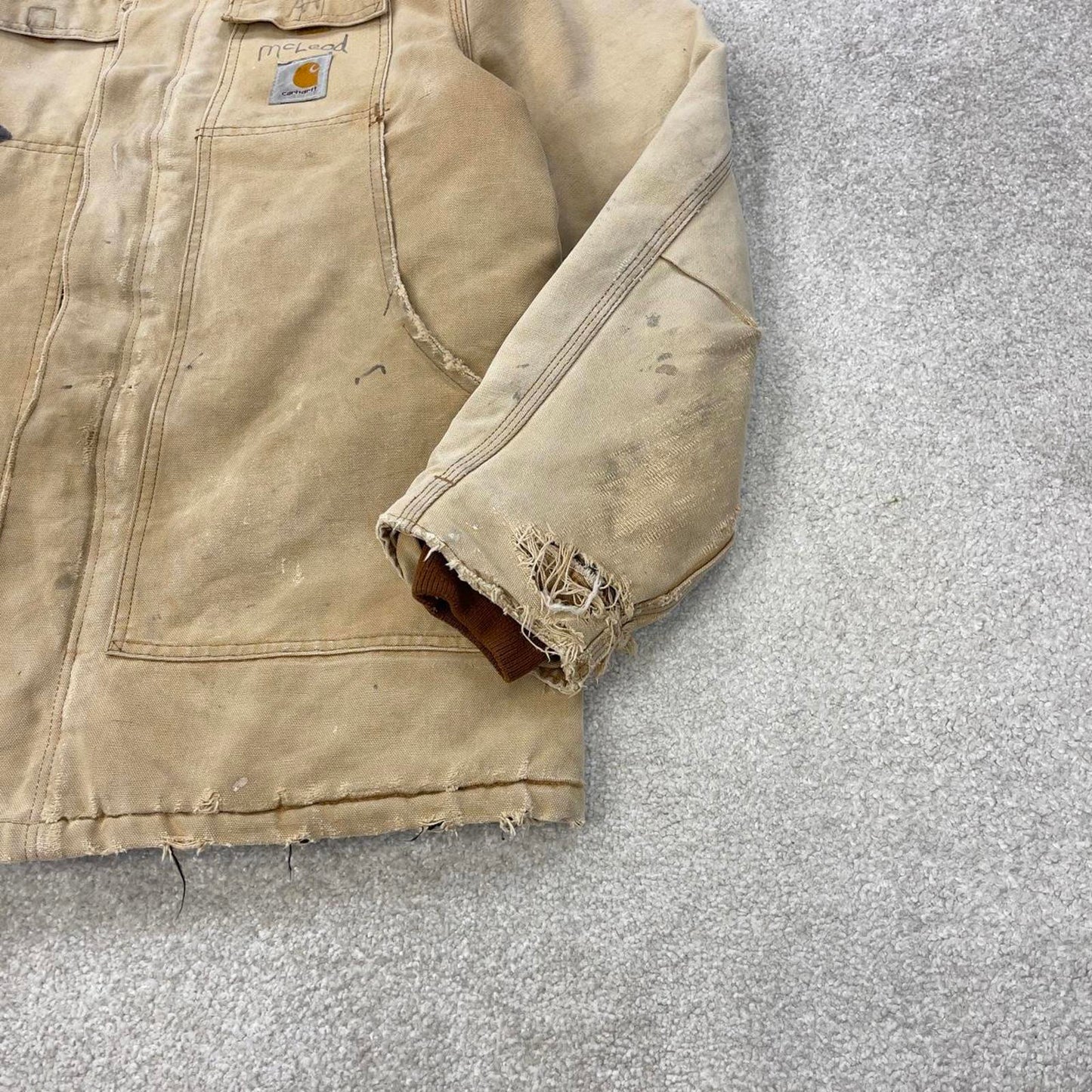 Vintage Tan Carhartt Arctic jacket M