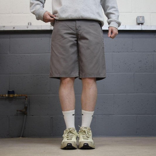 Dickies chino shorts loose grey Twill chino skater style shorts loose leg
