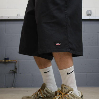 Dickies baggy chino shorts carpenter black Chino style skater shorts long wide leg festival