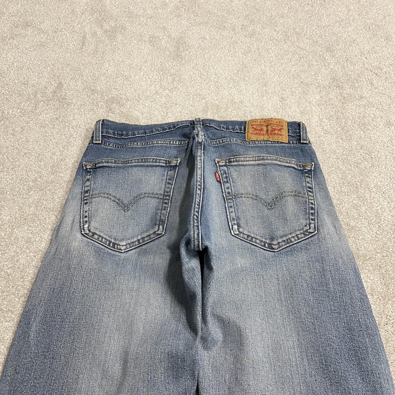 Levi's 505 straight fit jeans y2k blue Regular straight leg denim pants red tab logo