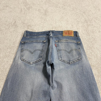 Levi's 505 straight fit jeans y2k blue Regular straight leg denim pants red tab logo