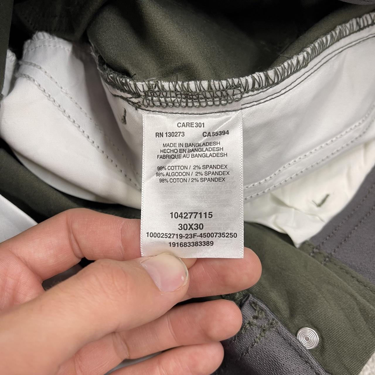 Y2K Lee cargo work pants green straight leg Regular straight fit chino hiking style trousers
