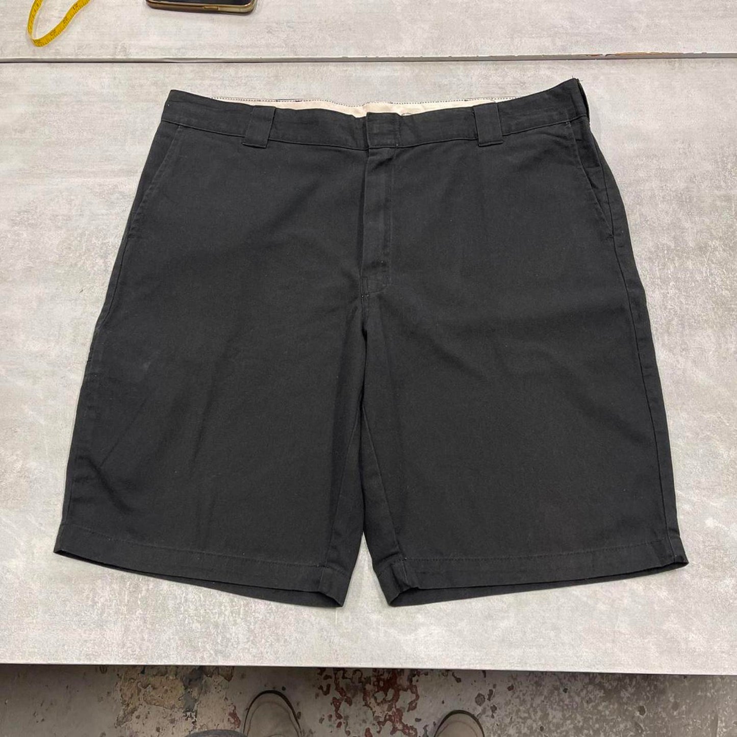 Black baggy Dickies carpenter shorts W42