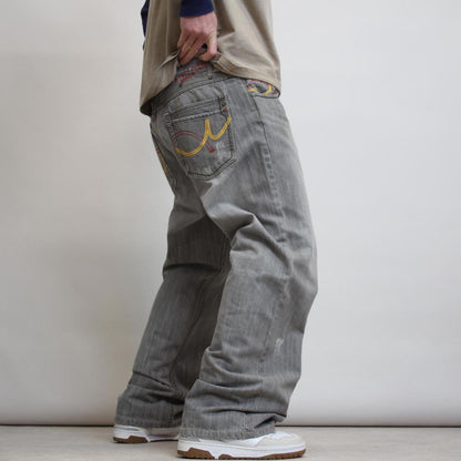 Baggy embroidered grey Pepe jeans W38 L32