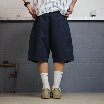 Dickies baggy shorts carpenter y2k skater navy Loose wide leg chino summer festival shorts