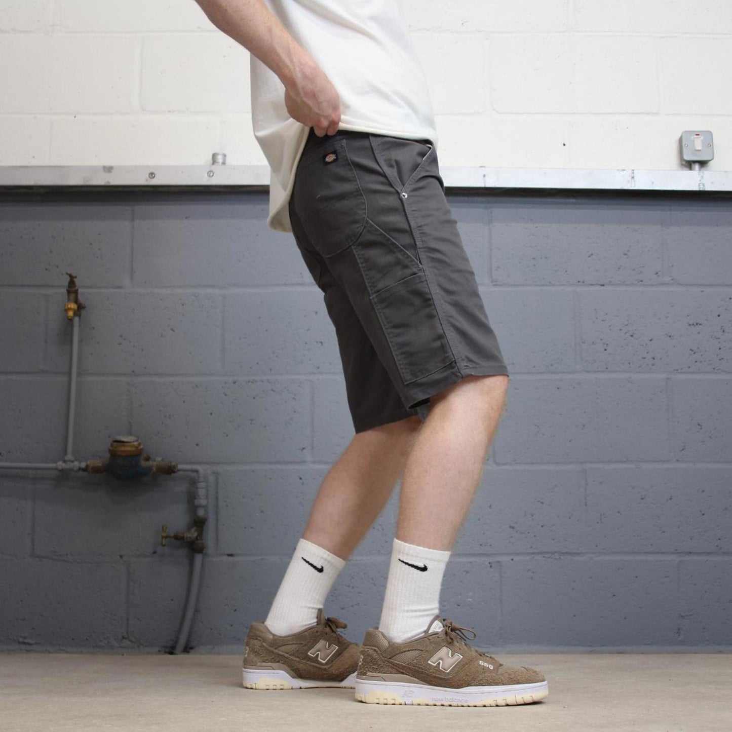 Grey Dickies carpenter jorts W30