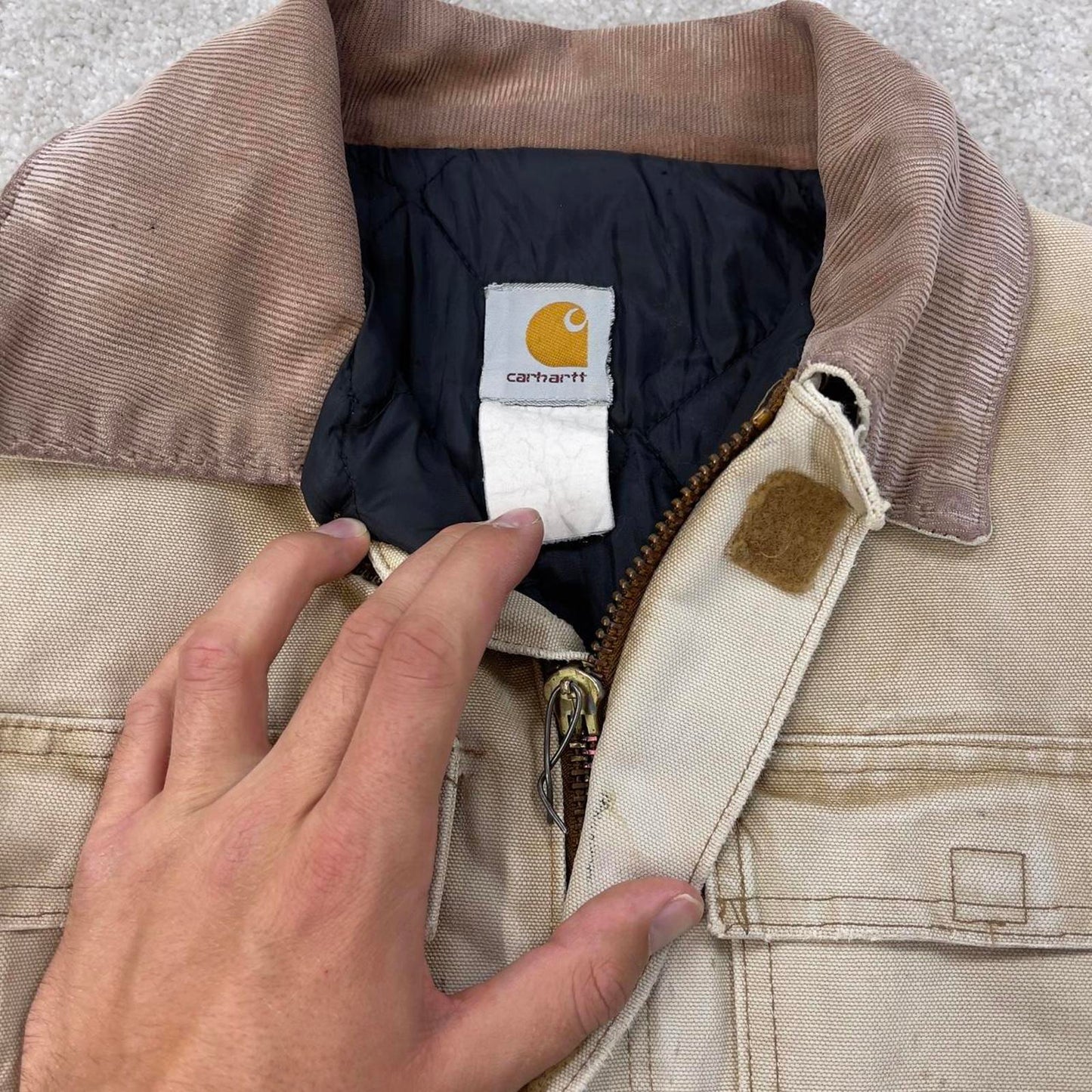 Vintage Tan Carhartt Arctic jacket M