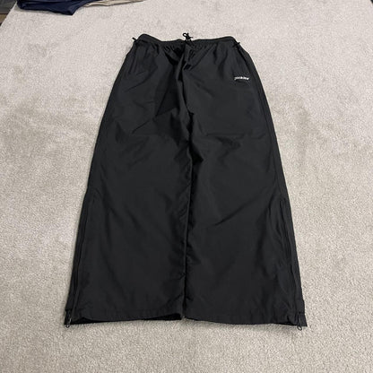 Dickies baggy waterproof tracksuit bottoms black Wide leg lined waterproof technical trousers