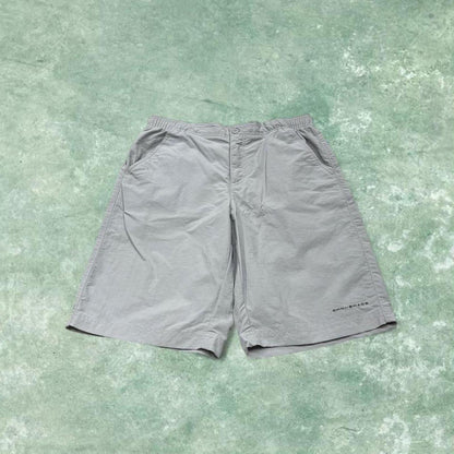 Y2k Columbia PFG Omni-Shade shorts technical hiking grey