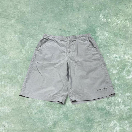 Y2k Columbia PFG Omni-Shade shorts technical hiking grey