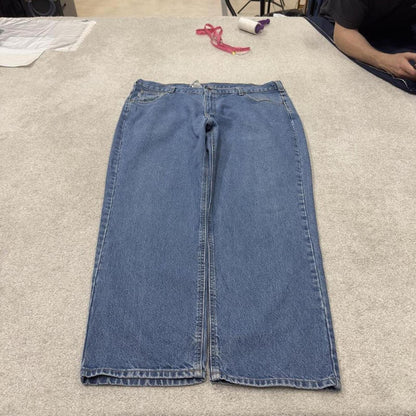 Carhartt jeans loose work pants blue 100% cotton denim skate style workwear pants