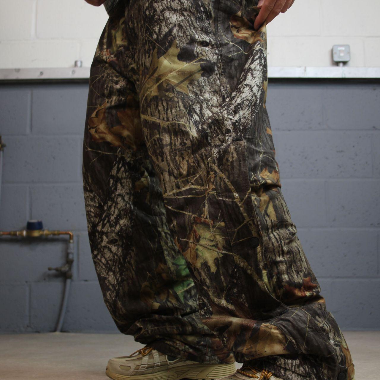 Baggy camo goretex pants khaki Cabelas mossy oak Waterproof insulated camouflage fleece trousers
