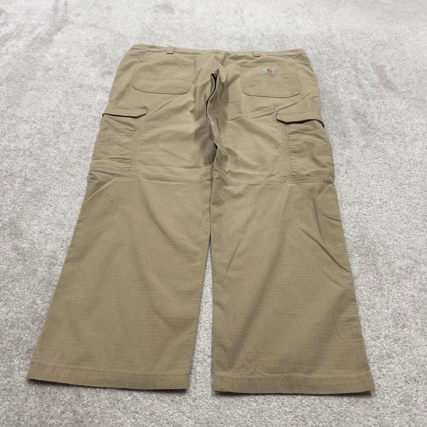 Carhartt cargo skater pants W42 L30 mens tan relaxed 90s style cargos