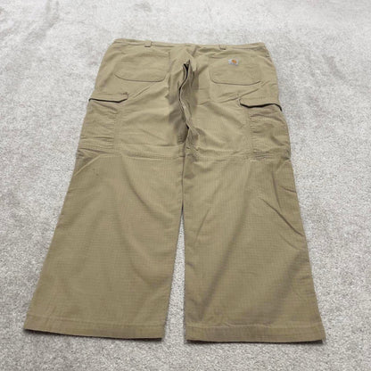 Carhartt cargo skater pants W42 L30 mens tan relaxed 90s style cargos