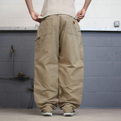 Vintage baggy Carhartt carpenter pants W38L32 90s style loose leg skater cargos