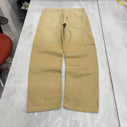 Levi's carpenter jeans W31L32 loose beige skater cargos
