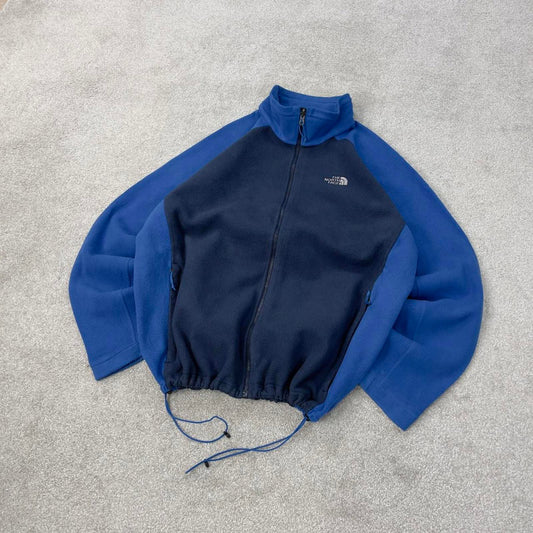 Y2K The North Face technical fleece XXL Blue men’s full zip TNF Autumn