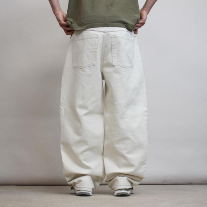 Baggy Anchor Blue jeans W38 L31 off white baggy denim skater pants