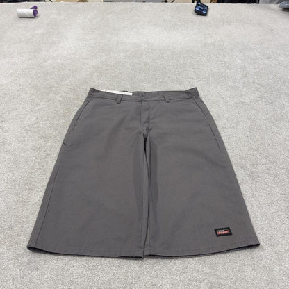 Dickies carpenter shorts long leg grey Twill chino skater surfer style shorts