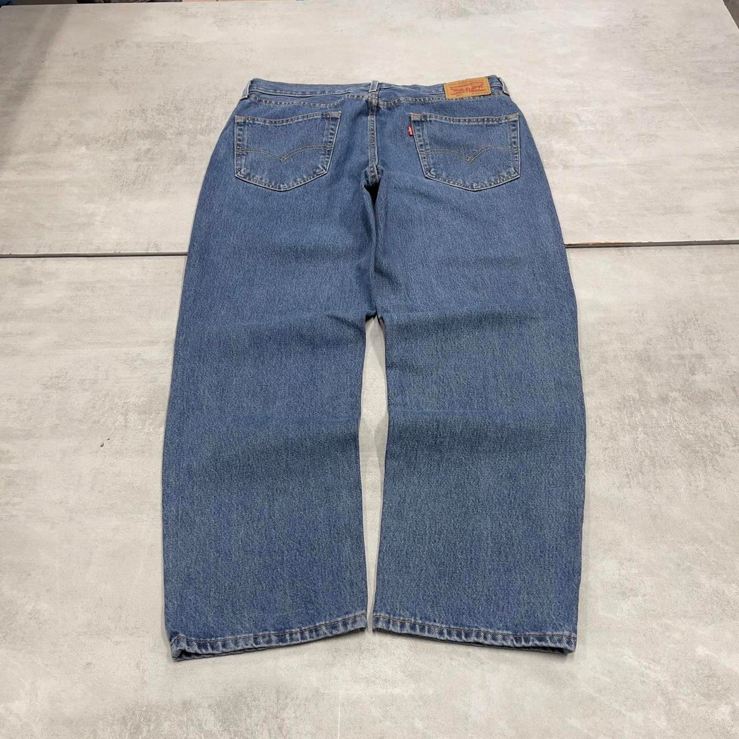 Baggy Levis 550 jeans W36 L29 blue loose 90s relaxed style skater jeans red tab logo