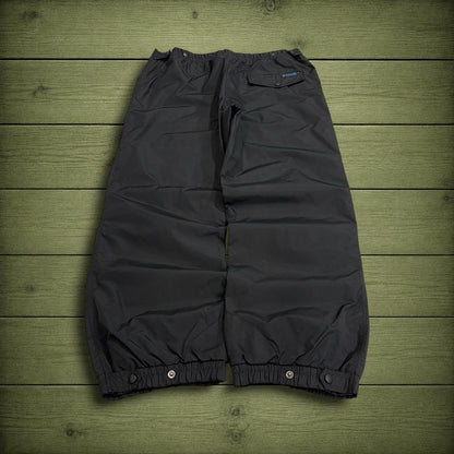 Columbia waterproof pants women's y2k black lined technical snow trousers